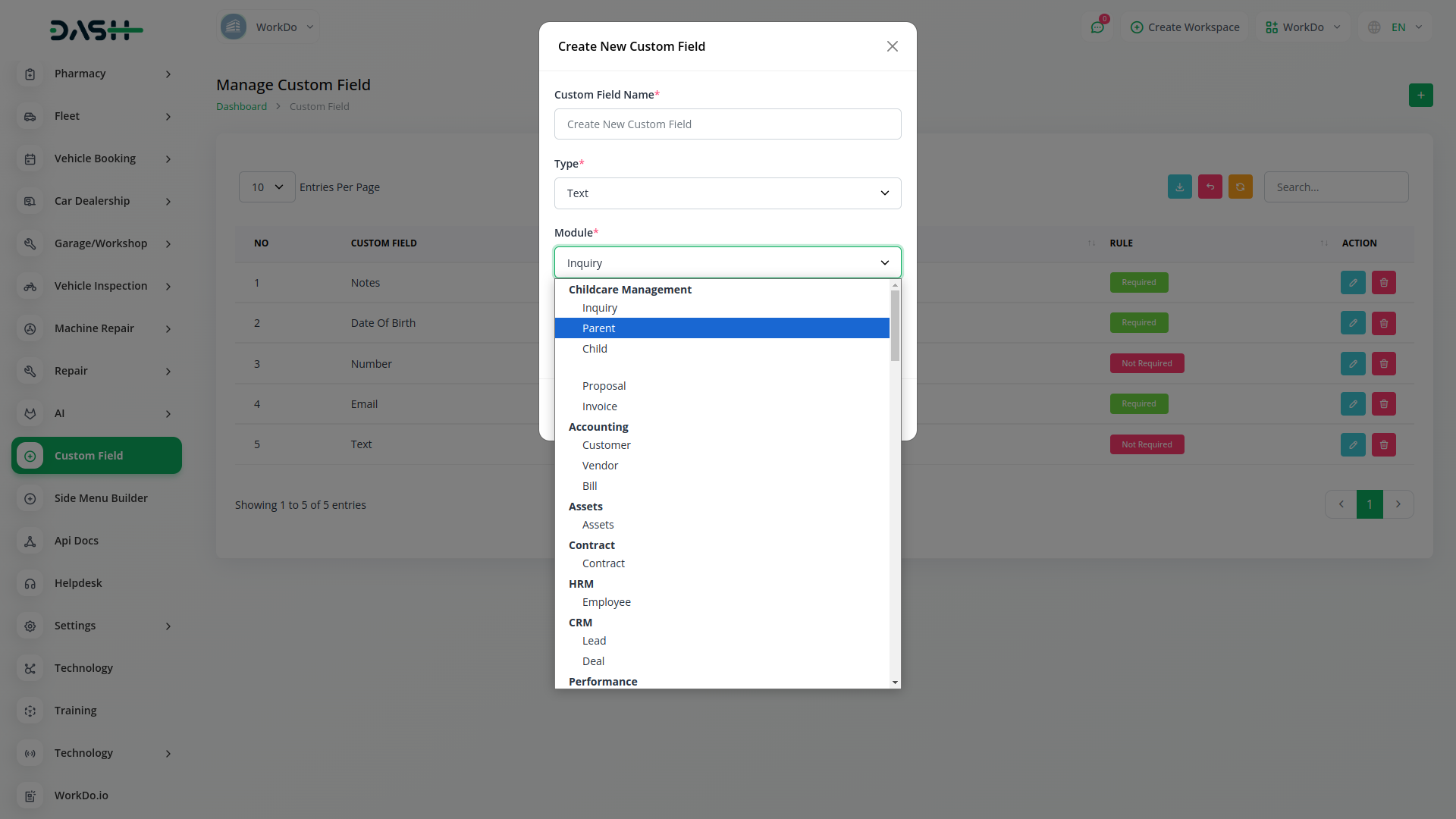 dedicated theme section image