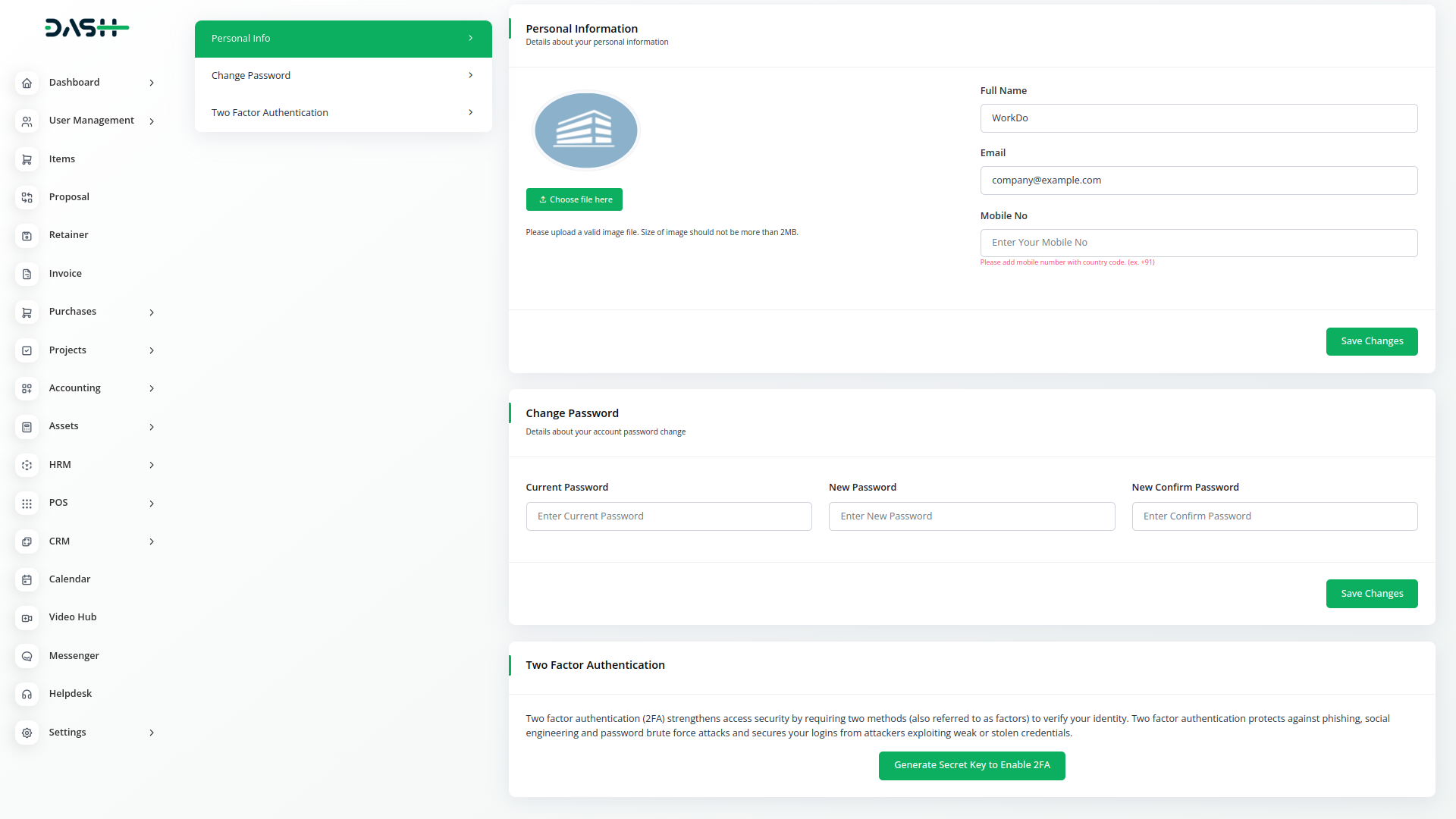 dedicated theme section image
